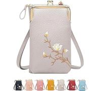 Women Sling Cross-Body Wallet, Clutch Purses Wristlet Phone Wallet for Women at Your Ideal Length, Small Crossbody Shoulder Bags, Convenient Accessory, Mobile Phone Bag,Grey