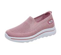 Women Slip On Casual Shoes,Casual Soft Sole Breathable Shoes,Decrease The Burden,Non Slip Soles,Perfect for Walking Running Travel Work Shopping Women Summer Pink