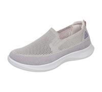 Women Slip On Casual Shoes,Casual Soft Sole Breathable Shoes,Decrease The Burden, to Wear,for Workout Walking Fishing Shopping Travel Driving Athletic Beige