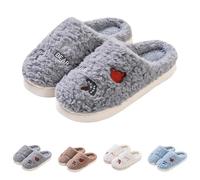 Women Slippers Fluffy Men Bear Slippers Cute Frog Shoes Fuzzy Memory Foam Slipper Kawaii Cartoon Shoes Winter Warm Fluffy Shoe Slip On Cozy Slipper Scuff Soft Footwear Comfy Plush Shoe