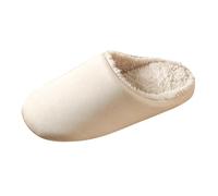 Women Slippers Ladies' Casual and Fashionable Bag and Autumn Winter Indoor Home Anti Slip Warm Slippers Saints Slippers for Women Beige
