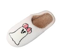Women Slippers Novelty Soft Plush Ladies Slippers Comfy Warm Lightweight Breathable Anti-Slip House Shoes Hotter For Winter Fluffy Warm Shoes For Men Women The Comfy New