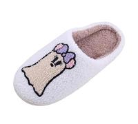 Women Slippers Novelty Soft Plush Ladies Slippers Comfy Warm Lightweight Breathable Anti-Slip House Shoes Hotter For Winter Fluffy Warm Shoes For Men Women The Comfy New