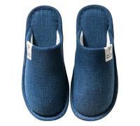 Women Slippers Warm House Shoes Soft Lining Sturdy Anti-Slip Sole Breathable Upper Lightweight Cozy Excellent for Indoor Wear and Family Relaxation Ladies Sandal Size 7 Navy