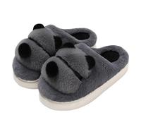 Women Slippers Warm Slippers Soft and Comfortable Keeping Your Feet Warm in Winter Women's Indoor Outdoor Slippers (Dark Gray, 7)
