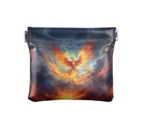 Women Small Coin Purse Pouch Wallet Mini Coin Bags Leather Phoenix Phenix 3 Men