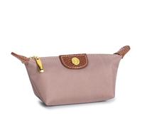 Women Small Zipper Coin Purse Portable Oxford Fabric Brand Design Change Pouch Gifts for Women Travel Bag Makeup Cosmetic Bag(Light Purple)