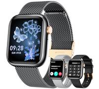 Women Smartwatch Fitness Tracker for Lady: 1.83'' Smart Watch for Women Answer/Make Call with iP67 Heart Rate Sleep Monitor Steps Counter 120+ Sports Digital Wrist Watches 3 Straps for Android iPhone