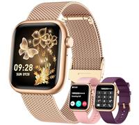 Women Smartwatch Fitness Tracker for Lady: 1.83'' Smart Watch for Women Answer/Make Call with iP67 Heart Rate Sleep Monitor Steps Counter 120+ Sports Digital Wrist Watches 3 Straps for Android iPhone