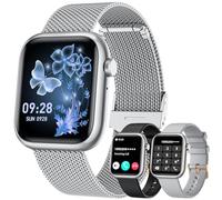Women Smartwatch Fitness Tracker for Lady: 1.83'' Smart Watch for Women Answer/Make Call with iP67 Heart Rate Sleep Monitor Steps Counter 120+ Sports Digital Wrist Watches 3 Straps for Android iPhone