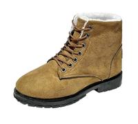 Women Snow Boots Winter Warm Fur Lined Boots Ladies Comfortable Classic Water Resistant Boot Women's Winter Large Size High Top Plus Velvet Warm Booties Warmest Booties Ever Made Khaki