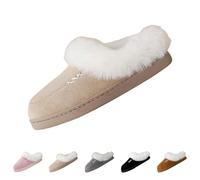 Women Soft Fuzzy Sliders, Slippers Ladies Fluffy Loungewear-Plush Fleece Lined Shoes For Home Outdoor,Christmas For Women Men Cosy Comfortable Womens Winter House Slippers Indoor And Outdoor