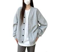 Women Solid for v Neck Open Front Cardigan Coat Regular Women | for v neck design, open front style, solid color pattern, regular length, for relaxed for fit for comfort