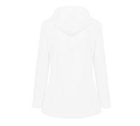 Women Solid Rain Jacket Candy Color Outdoor Plus Size Hooded Windproof Loose Coat Water Proof Raglan Cuff Hooded Raincoat Overcoat Winter Warm Cute Jacket School Camping Hiking Outerwear
