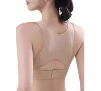 Women Solid Shaping Sports Bra Adjustable Gather | Soft polyester material, moderate elasticity, regular length, breathable wear, home club use
