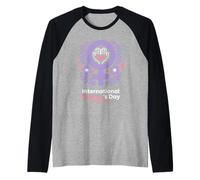 Women Solidarity International Day Celebration Raglan Baseball Tee