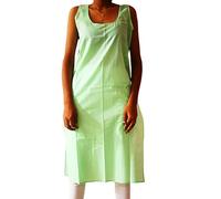 Women Spaghetti Strap Cotton Underdress Long Cotton Camisole Dress Summer Inner Slip innerwear for Sheer Dress (UK, Alpha, L, Regular, Regular, Sea Green)