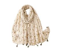 Women Spain Viscose Scarf Lovely Sunflower Tassel Shawl Wrap Neck Pashmina Stole Winter Foulard Bufandas Muslim Hijab(8)