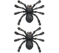 Women Spider Shoe Clips Alloy Rhinestone Charm for Halloween Season | 1 Pair, Decorative Buckle Accents for Heels or Coats, Party Styling, Exquisite Chic Finish