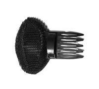 Women Sponge Volume Bump Inserts - 7x6cm Black/Brown, Clip, Combs | Perfect For Wedding Party Work Daily Use, Front Styling, Bangs Volume, Tousled Look, Full Head, Salon Accessory