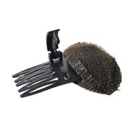 Women Sponge Volume Bump Inserts - 7x6cm Black/Brown, Clip, Styling Combs | Perfect For Wedding Party Work Daily Use, Forehead Volume, Bangs Lift, Tousled Hair, Salon Styling, Beauty Accessory