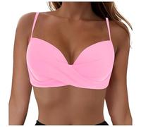 Women Sports Swimsuit Stand Collar Bikini Top