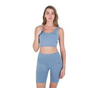 Hurley Block Party Active Medium Impact Sports Bra Blue XS Woman