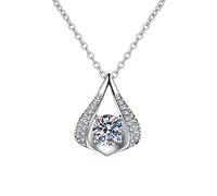 Women St Patrck Day Necklaces Pendant Mother's Day Necklace Hand Diamond Jewelry Water Necklace Studded Drop Jewelry Fashion Necklaces & Pendants M Initial Necklace