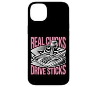 Women Stick Shift Driver Design Real Chicks Drive Sticks Case for iPhone 14 Plus