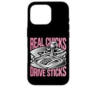Women Stick Shift Driver Design Real Chicks Drive Sticks Case for iPhone 16 Pro