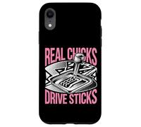 Women Stick Shift Driver Design Real Chicks Drive Sticks Case for iPhone XR