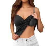 Women Stretch Tank Tops Basic Vest Tops Lightweight Undershirts 4-Pack Pink Black White Light Blue Grey Brick Red Khaki Dark Gray Green Purple Beige Orange S M L XL XXL XXXL XXXXL