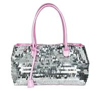 Women Stylish Sequin Shoulder Bags with Inner Purse Elegant Evening Armpit Pouch Versatile Glitter Tote Bags Travel Date Shopping Handbags (Pink)