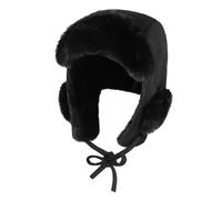 Women Suede Trapper Hat with Ear Flaps Bomber Hat Ushanka Russian Hat Warm Trooper Hats Thermal Hunting Hat Skating Skiing Hat Thick Aviator Winter Cap Windproof Balaclava Hat for Outdoor Climbing