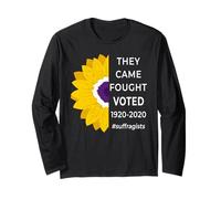 Women Suffrage Costume Shirt Centennial Suffragette Gift Long Sleeve T-Shirt