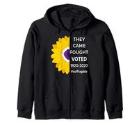 Women Suffrage Costume Shirt Centennial Suffragette Gift Zip Hoodie
