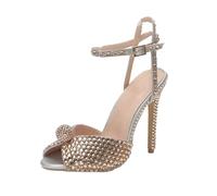 Women Summer Fish Mouth Slim Pearl Rhinestone Pumps Lh-2022-Coffee 41