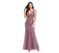 Women Summer O-Neck Sequin Evening Dresses Sexy Solid Sleeveless Party Ball Gown Dress pnnrk M
