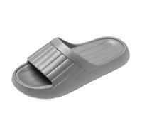 Women Summer Open Toe Flat Sandals Summer Home Bathroom Bathing Non Slippers Shower Slippers Women Size 5 Womens Sliders 3 UK (Grey, 6)