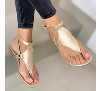 Women Summer Sandals, Ladies Flat Clip Toe Flip Flops Bohemia Open Toe Suede Beach Slippers Lightweight Comfy Walking Shoes Outdoor Indoor Sandals
