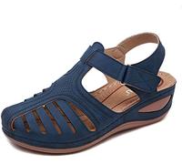 Women Summer Slip On Flats,platformVintage Garden Comfort Sandals, Open-toe Shoes Non Slip Beach Indoor House SlippersShower Sandals,Lavender,39