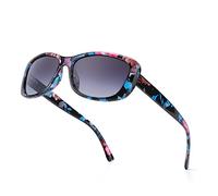 Women Sunglasses Polarised Rectangular Lens, Vintage Ladies Sunglasses with UV Protection
