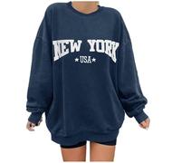 Women Sweatshirt Oversized Y2K Butterfly Family Christmas Jumper Brown Jumper Warm Clothes for Women Womens Waterproof Jackets Bunny Hoodie Gothic Tops for Women Red Coats for Women UK (Navy, S)