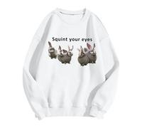 Women Sweatshirts Uk,Women'S Interesting Printed Round Neck Pullover Street Long Sleeve Pullover Hoodie