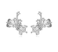 Women Sweet Symmetry Star Stud Earrings For Woman Wedding Party