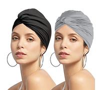 Women Swimming Cap Ear Protection Swim Cap Swimming Hat Ladies Bathing Shower Hat Super Elastic Pool Beach Surfing Water Sports Hair Bonnet Beanie Chemo Sleep Head Wrap Turban for Long Short Hair