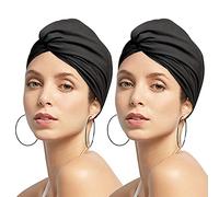 Women Swimming Cap Ear Protection Swim Cap Swimming Hat Ladies Bathing Shower Hat Super Elastic Pool Beach Surfing Water Sports Hair Bonnet Beanie Chemo Sleep Head Wrap Turban for Long Short Hair