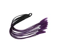 Women Synthetic Dirty Braided Ponytail Wig Elastic Rubber Band Braiding False Braid Hair Extensions Daily use(Q37-B25)
