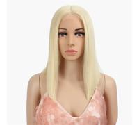 Women Synthetic Lace Wig Short Bob Straight Middle Part Lace Wigs Ombre Color Cosplay Wigs For 613 14inches#PART LACE WIG