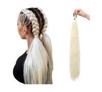 Women Synthetic Ponytail Wig Extension with Color Boxing Braid and Rubber Band Daily(A11)